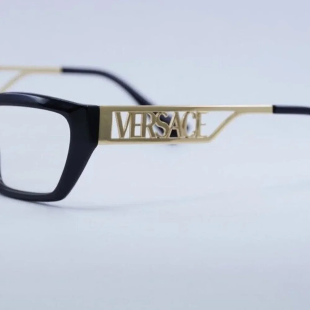 🕶️ New Versace VE3327U GB1 Eyeglasses - Black Frame - Picture 10 of 12